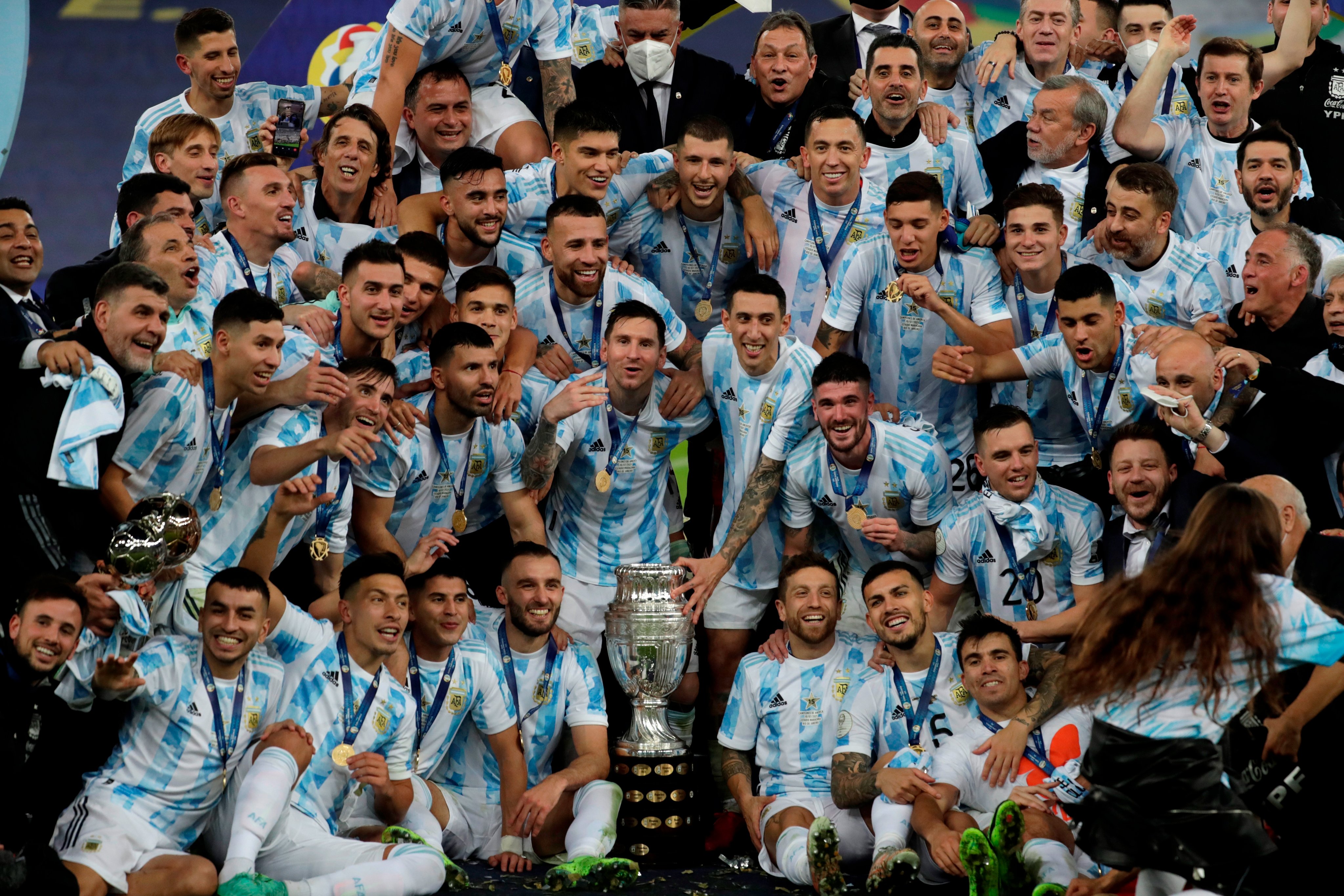 Confira os lances da vitória da Argentina sobre o Brasil na final da Copa América