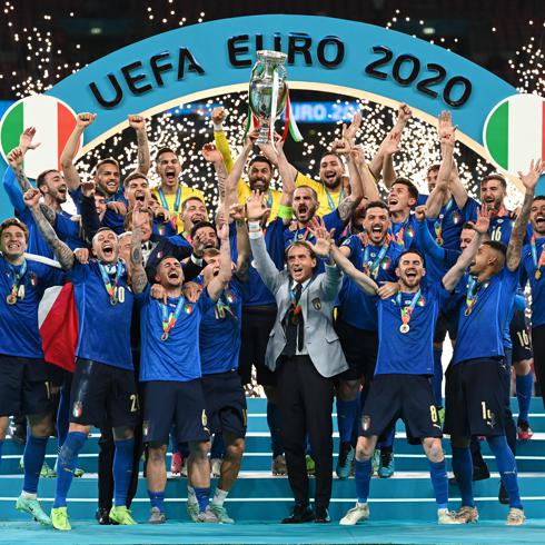Uefa divulga seleção da Euro com cinco italianos campeões