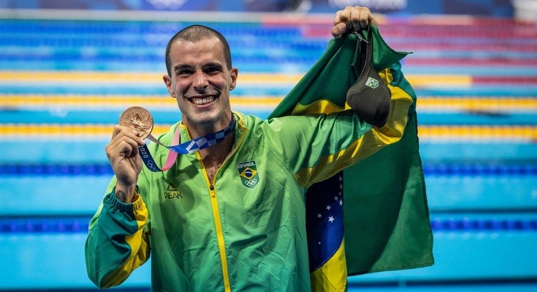 Medalhista olímpico, Bruno Fratus destaca importância do RN na carreira: “O JERNS foi minha primeira grande competição”