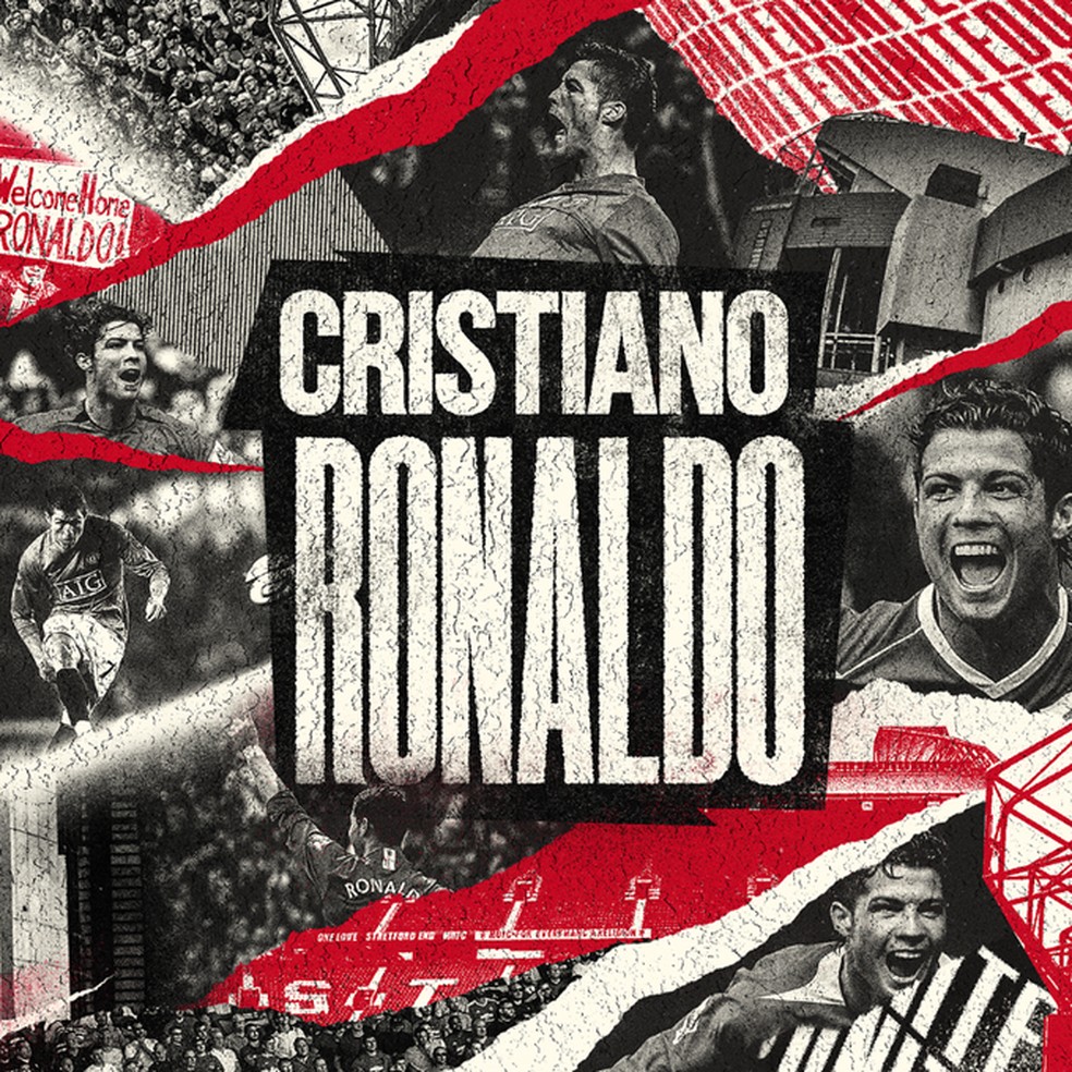 Manchester United anuncia a contratação de Cristiano Ronaldo