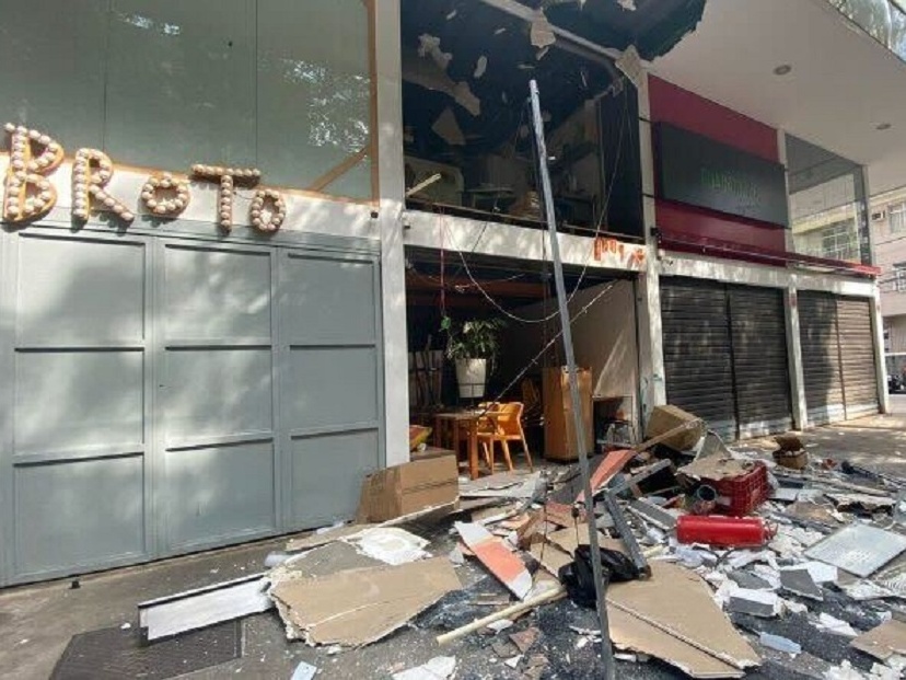 VÍDEO: Explosão em restaurante deixa ferido em Niterói; assista