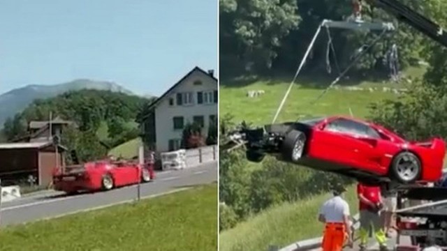 VÍDEO: Rara Ferrari de R$ 12,6 milhões é destruída em acidente